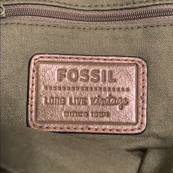 Fossil Vintage green satchel excellent condition - Picture 2 of 8
